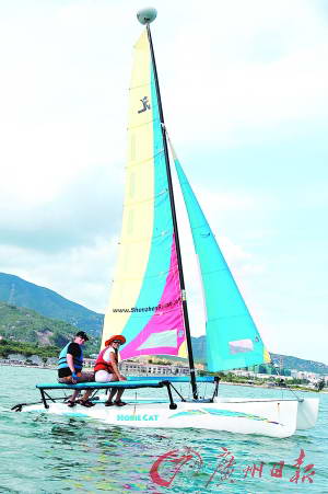 帆船,带上爱尽亨大海!