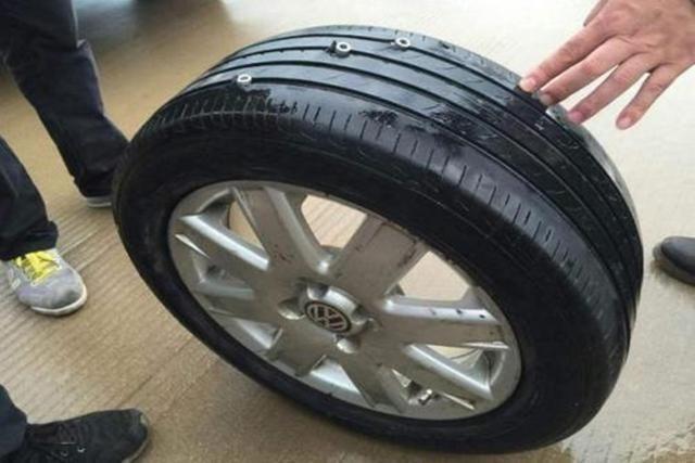 轮胎扎钉子补好能不能上高速?标准答案来了